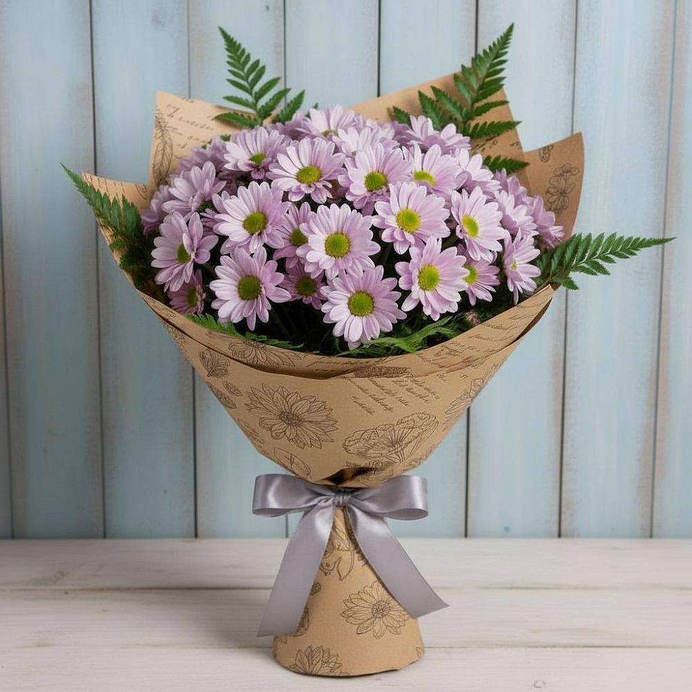 Букет цветов из: Хризантемы в Сухом-логе Свердловская область