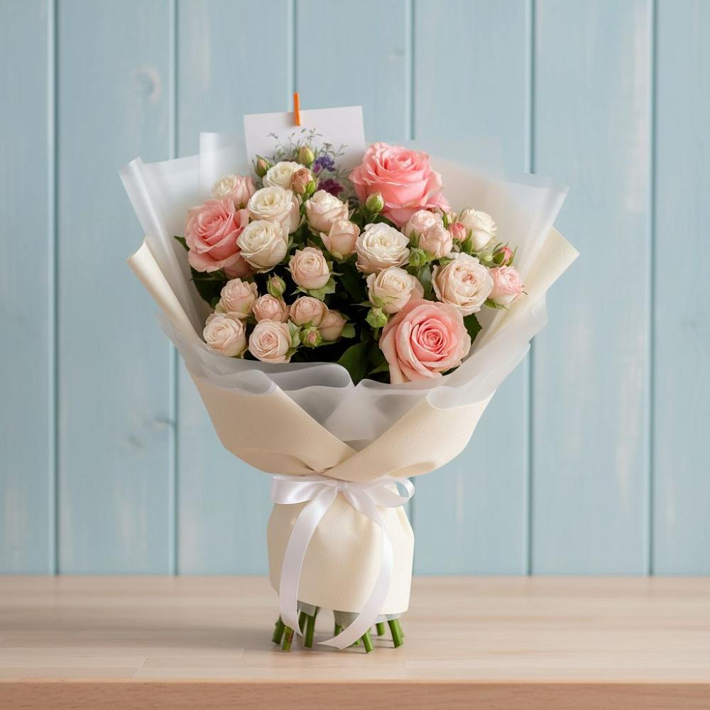 Букет цветов из: Розы в Сухом-логе Свердловская область