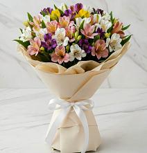 Букет цветов из:  Альстромерии в Сухом-логе Свердловская область