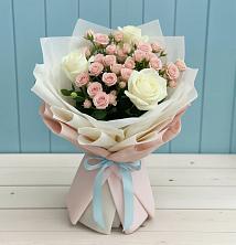 Букет цветов из:  Розы в Сухом-логе Свердловская область
