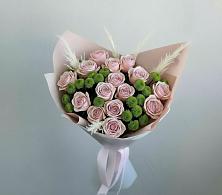 Букет цветов из:  Розы и Хризантемы в Сухом-логе Свердловская область