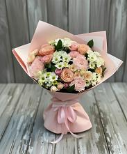 Букет цветов из:  Гвоздики, Розы и Хризантемы #REPLACE_PRED# Сухом-логе Свердловская область