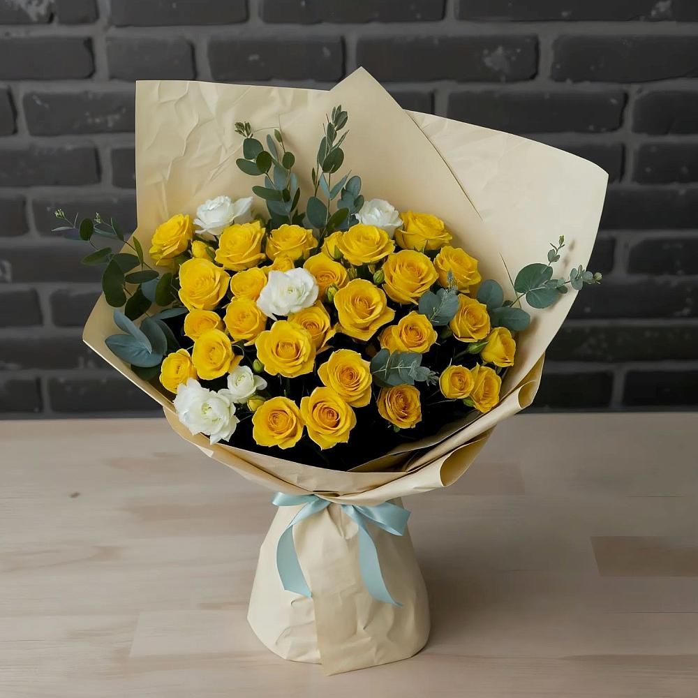 Букет цветов из: Розы в Сухом-логе Свердловская область