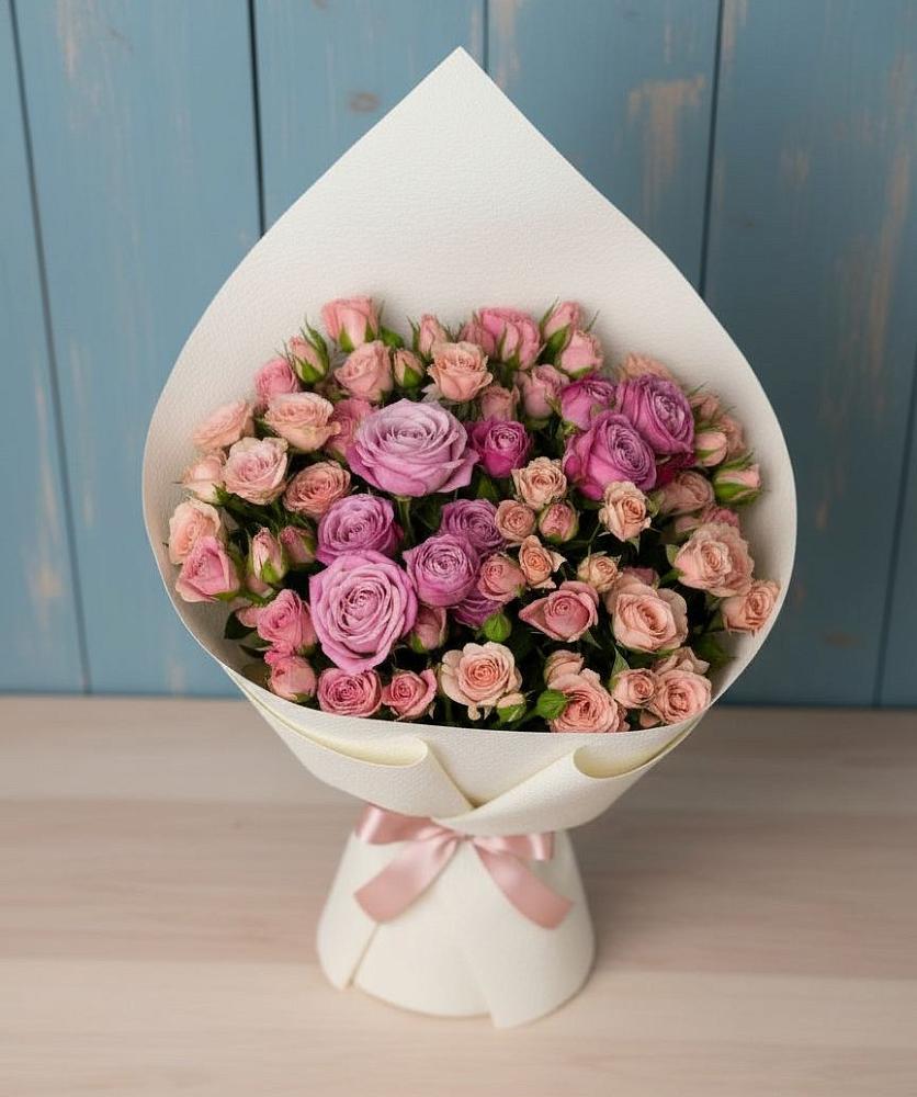 Букет цветов из: Розы в Сухом-логе Свердловская область