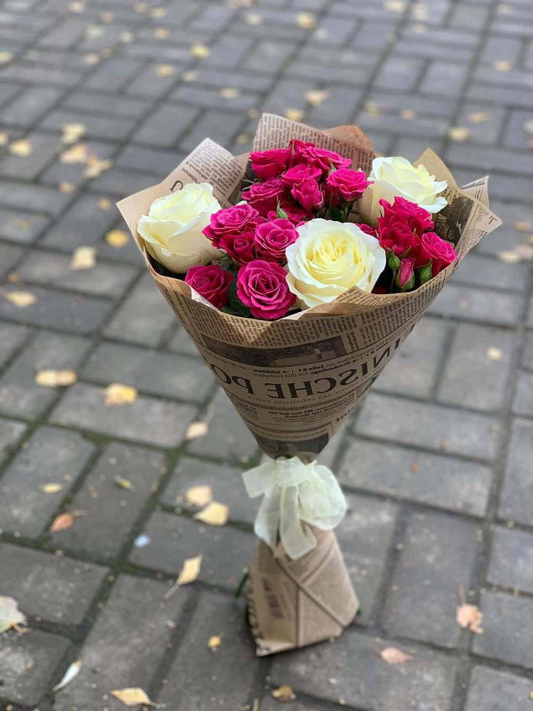 Букет цветов из: Розы в Сухом-логе Свердловская область